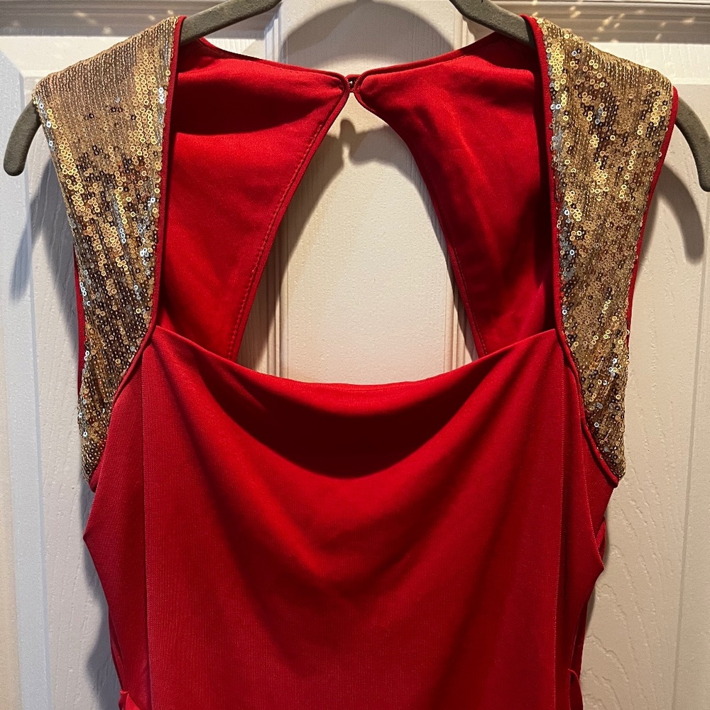 Calvin Klein Watermelon Pink gown